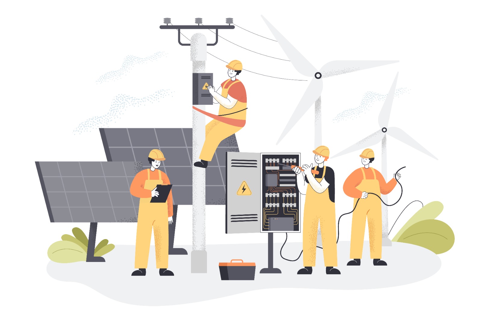 Solar maintenance and technician support